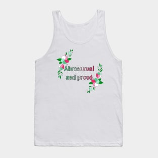 Abrosexual and proud floral design Tank Top